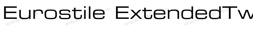 Eurostile ExtendedTw字体转换